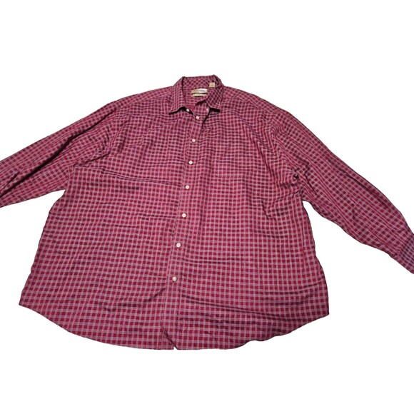 Roundtree & Yorke Men's Gold Label Perfect Performance Shirt Size 4XB - Picture 1 of 10